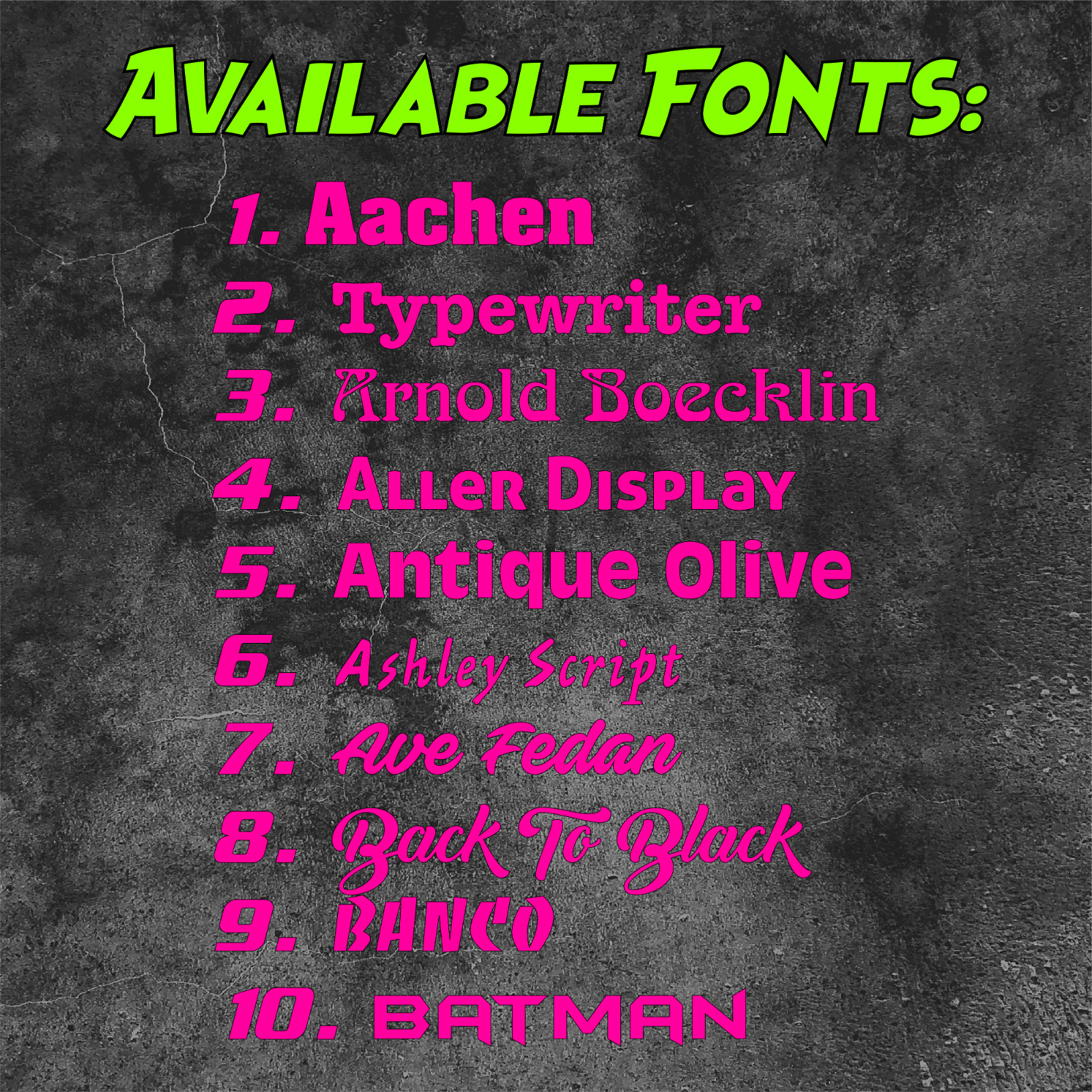 700mm CUSTOM STICKER – Vinyl Text Lettering Decal Name Shop Car Window Van Fun