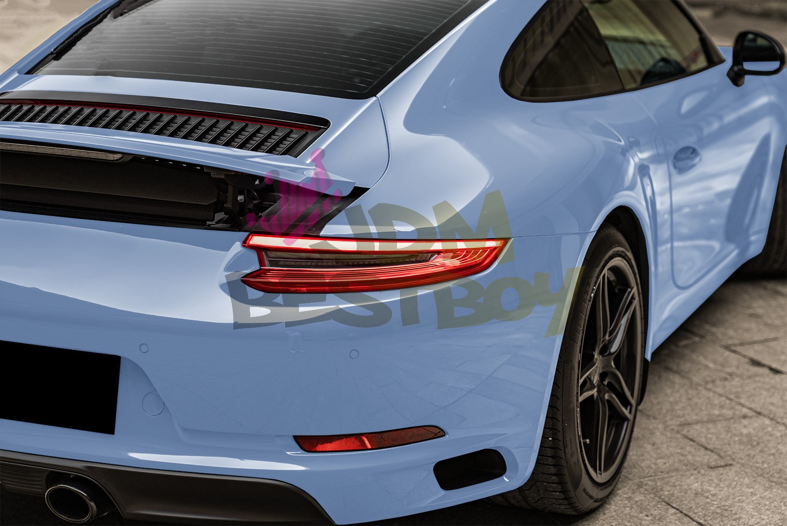 Color PPF Paint Protection Film Gloss Porcelain Blue Car Paint Scratch Shield
