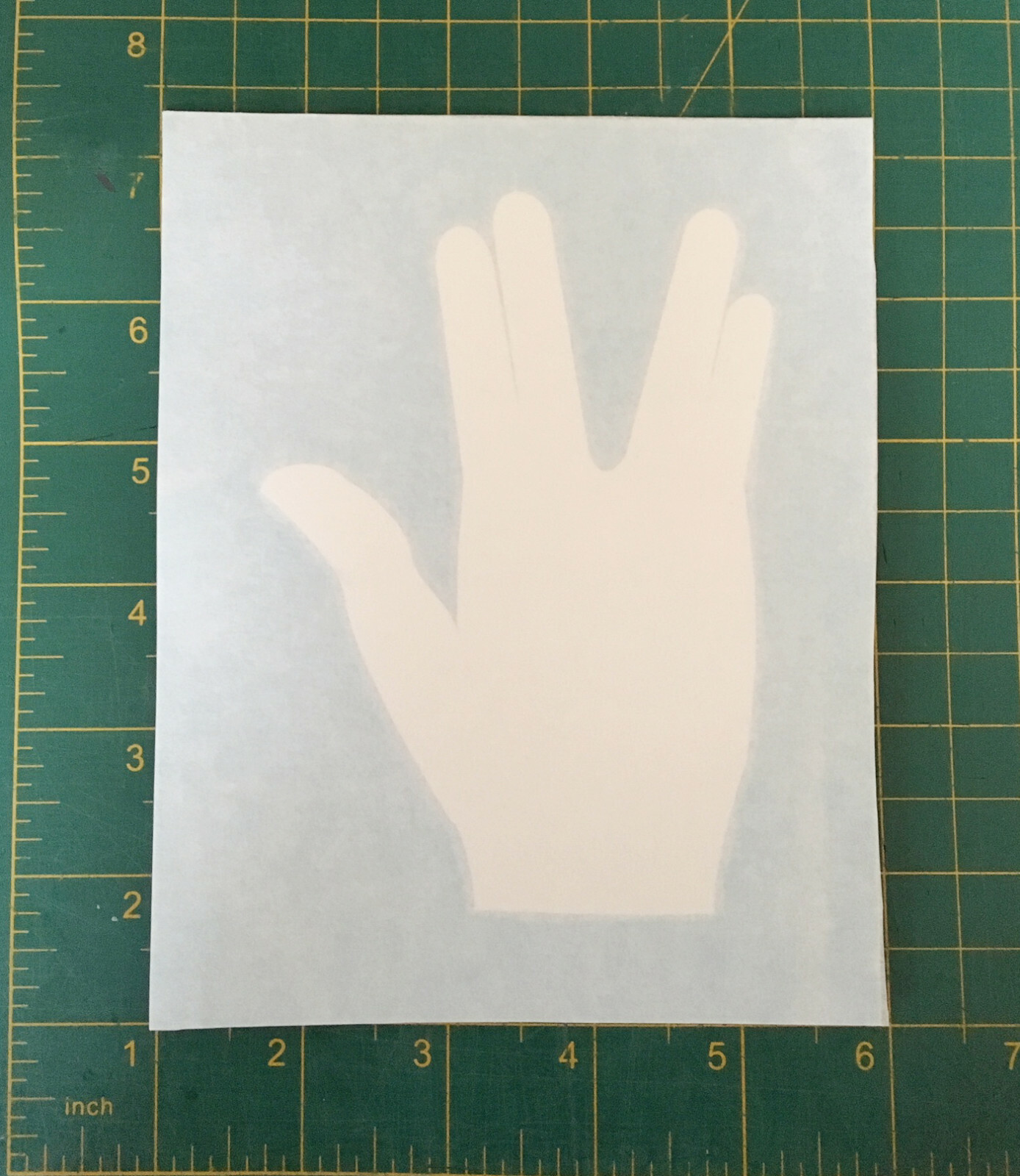Live Long Prosper Hand Logo Vinyl Decal