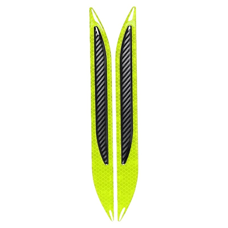 Car Door Handle Bowl Anti Scratch Sticker Protector Cover AccessoriesGreen-black