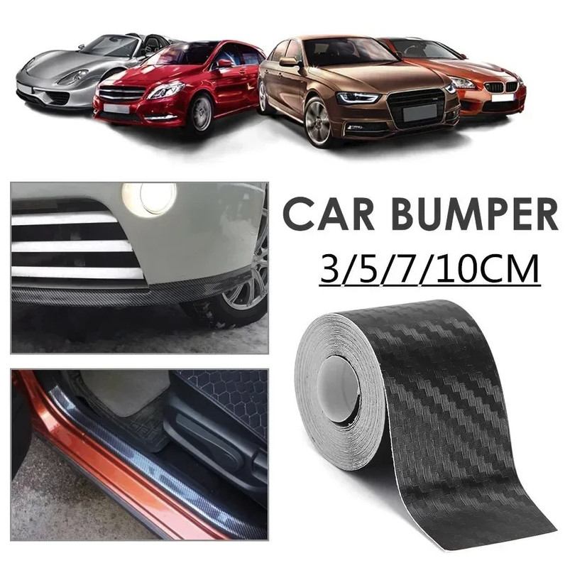 1pc 5M Nano Carbon Fiber Car Protection Tape Anti Scratch Film Strip – NEW