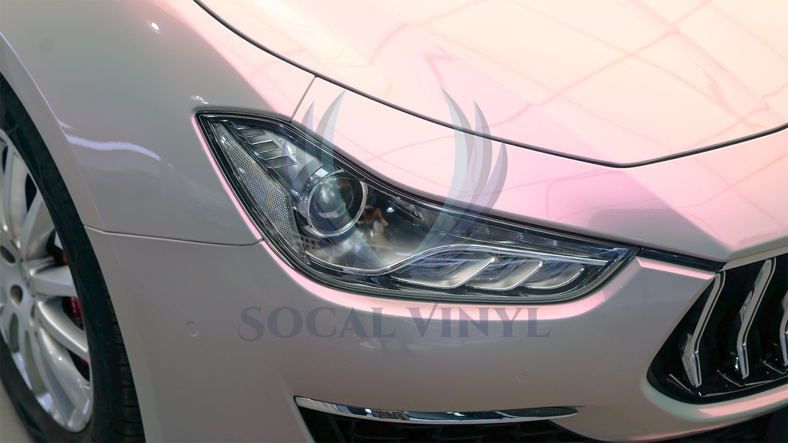 Space Candy Gloss Gray Red Metallic Sticker Decal Car Vinyl Wrap Sheet Film DIY