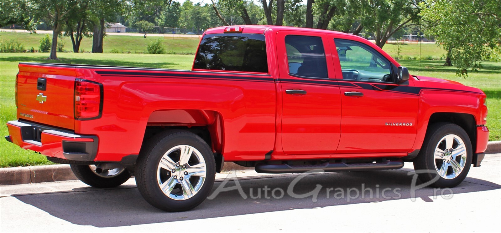 2014-2018 Chevy Silverado Side Door ACCELERATOR Accent 3M Stripe Vinyl Graphic