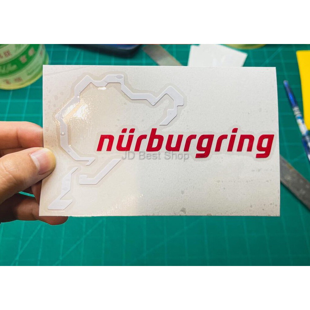 ์์Nurburgring Edition Sticker Diecut JDM Vinyl Decal Car Bike Racing Style Race