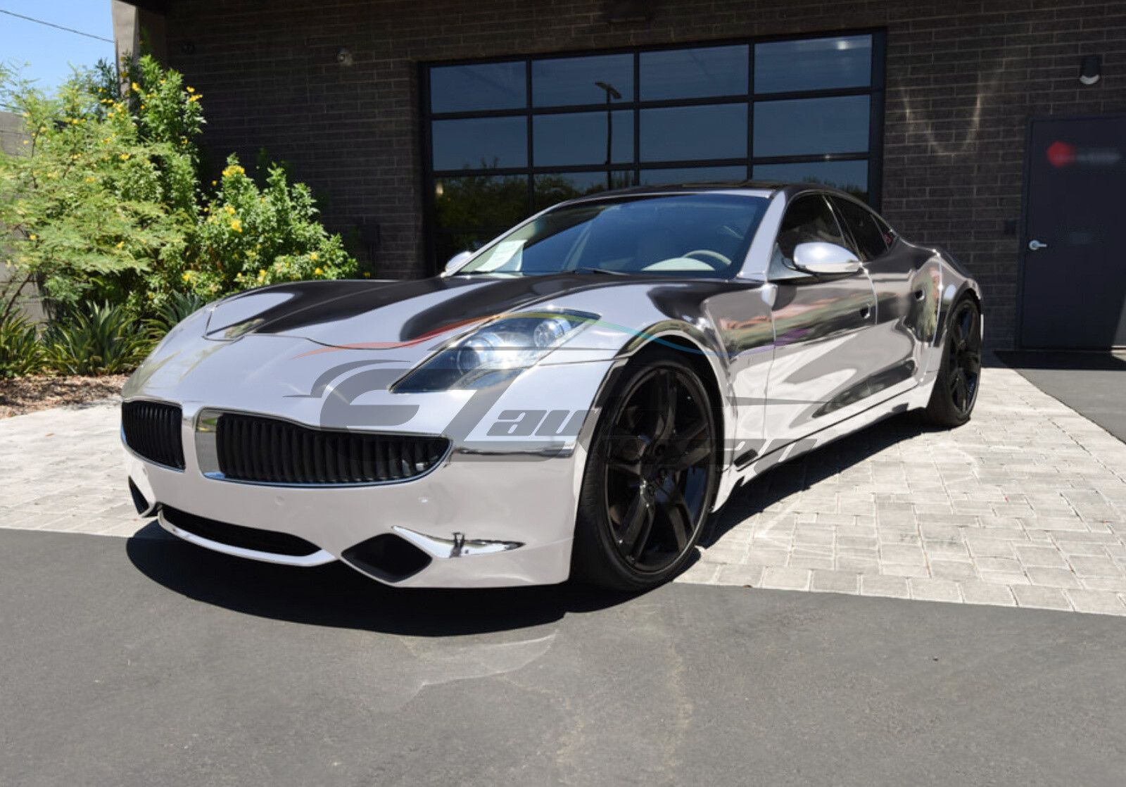 Supercast Chrome Silver Car Vinyl Wrap Sticker Easy Stretch Decal Sheet Film DIY