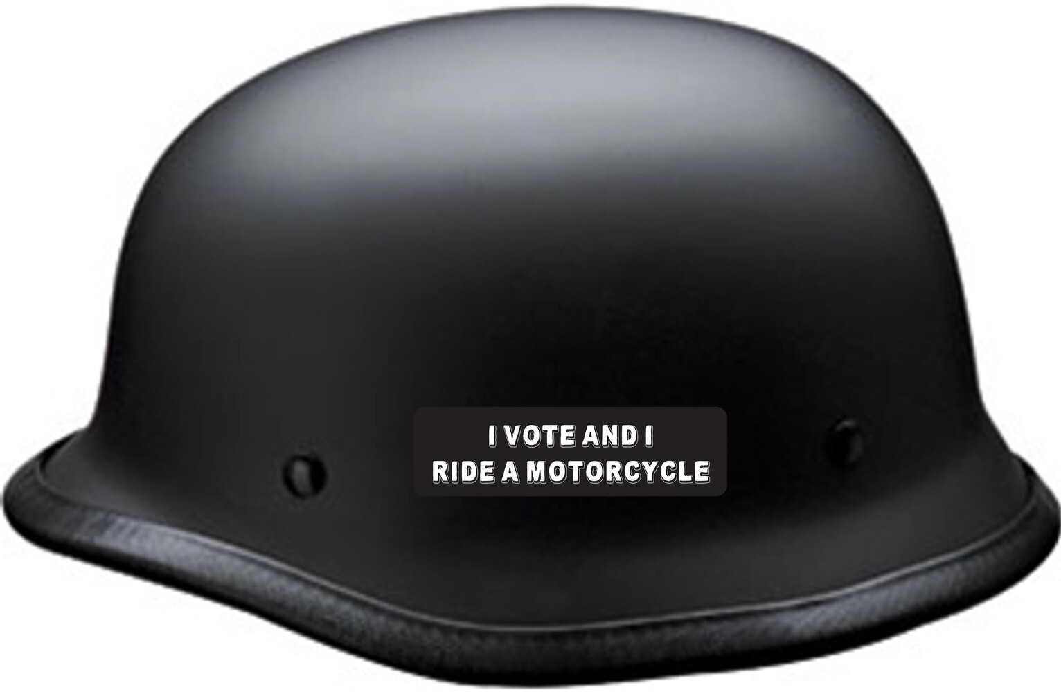 I Vote And I Ride A Motorcycle Motorcycle Helmet Sticker C