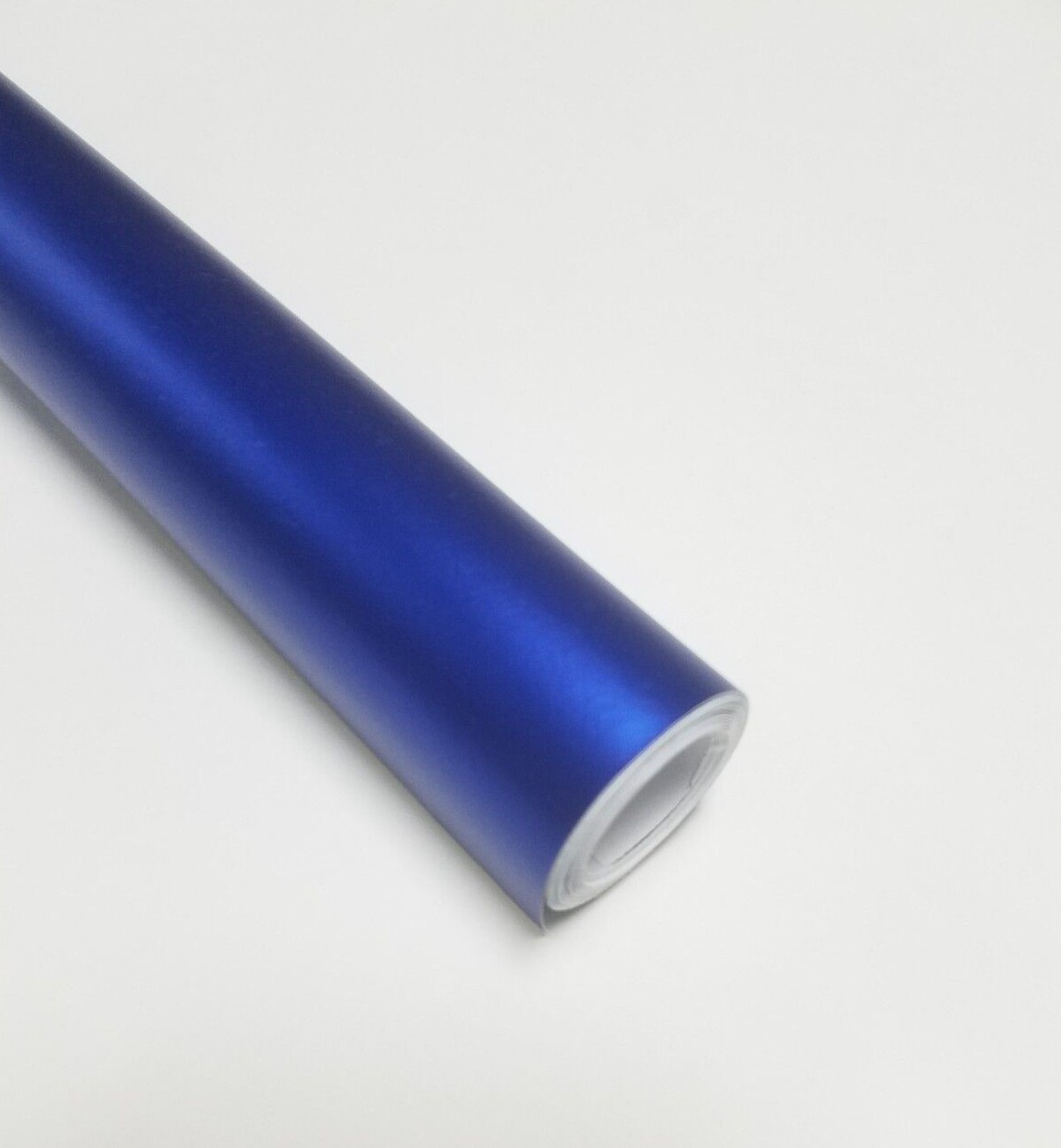 Matte Satin Anodized Dark Blue Vinyl Car Wrap Air Release Decal Sticker Film