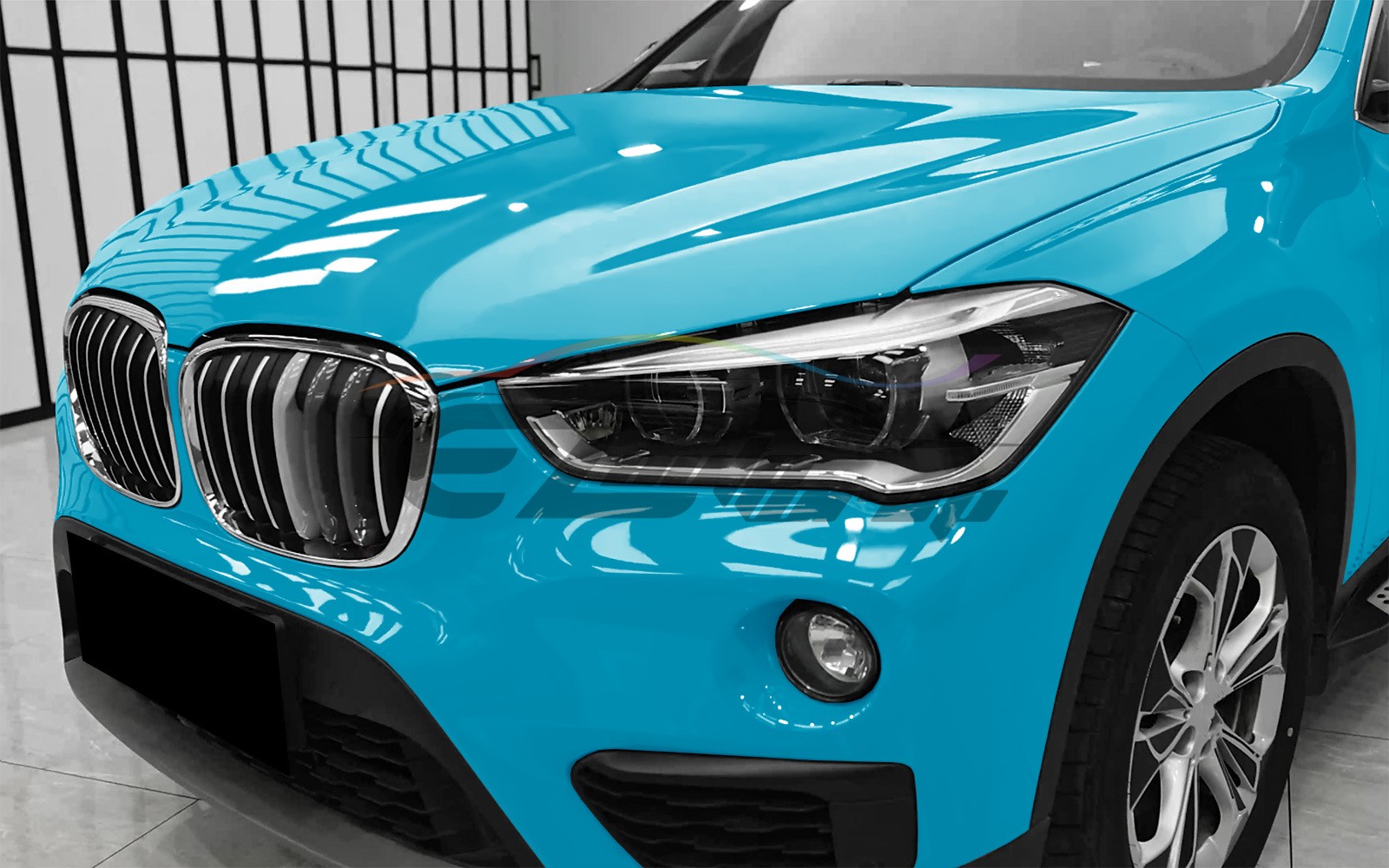 Color PPF Paint Protection Film Gloss Miami Blue Car Paint Scratch Shield Wrap