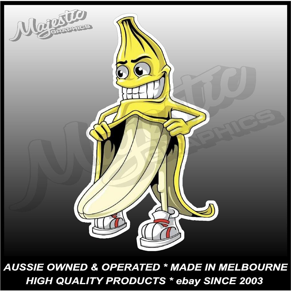 BANANA – CHECK OUT MY BANANA – 170mm x 105mm – Decal / Sticker