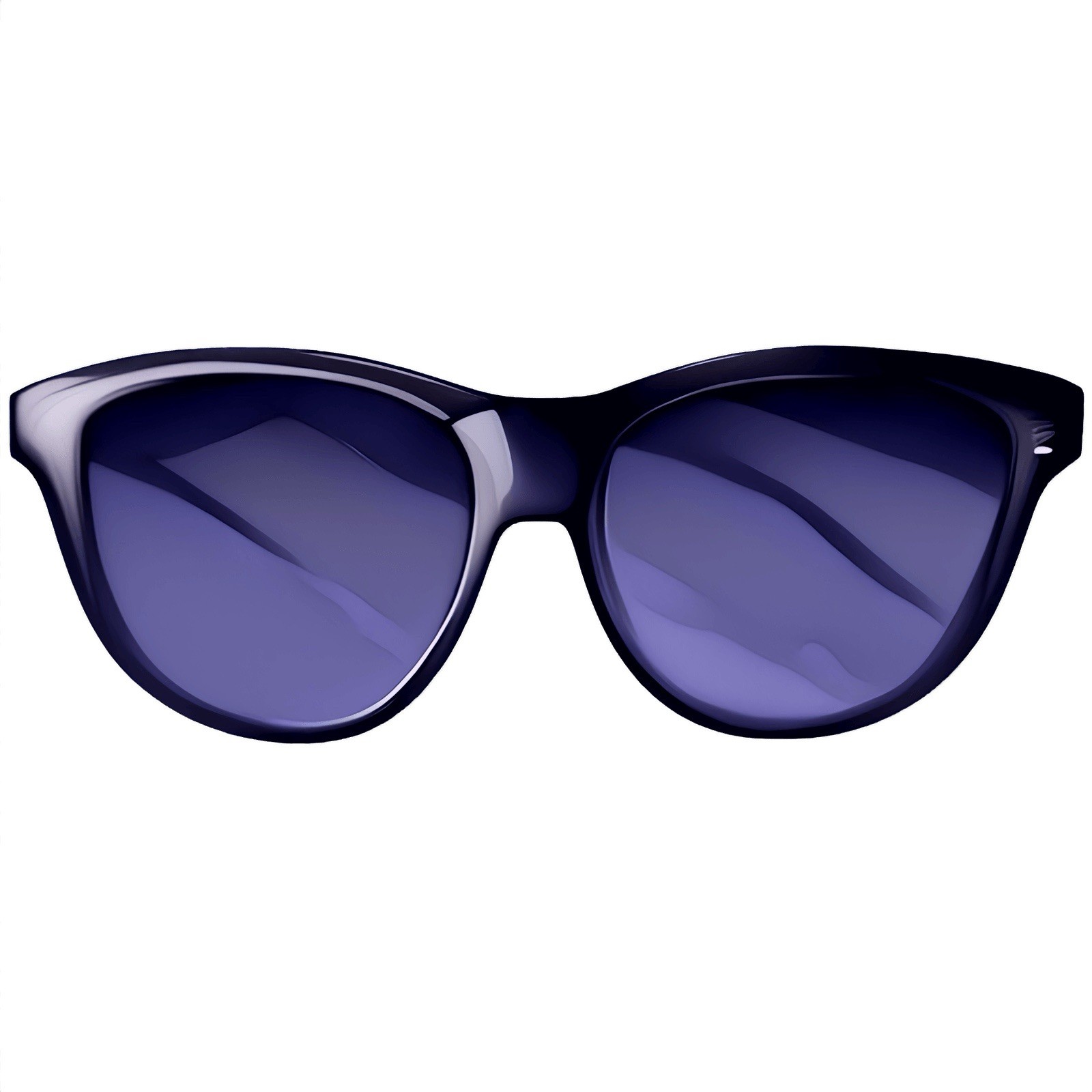Glasses Sticker (3 Inch) Black Sunglasses For Fun In The Sun !