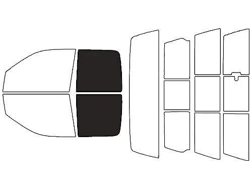 Rvinyl Window Tint Kit Compatible with Dodge Ram 2019-2023