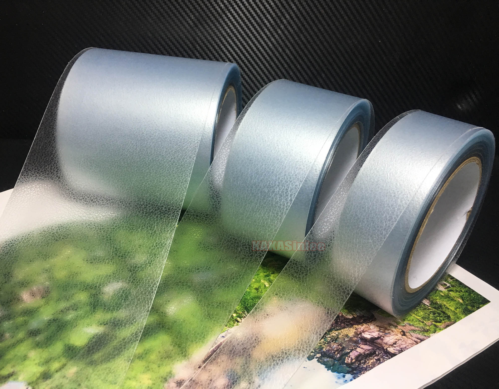 Useful Clear Matte Leather Grain Texture Vinyl Sticker Tape for Car Home Wrap AB