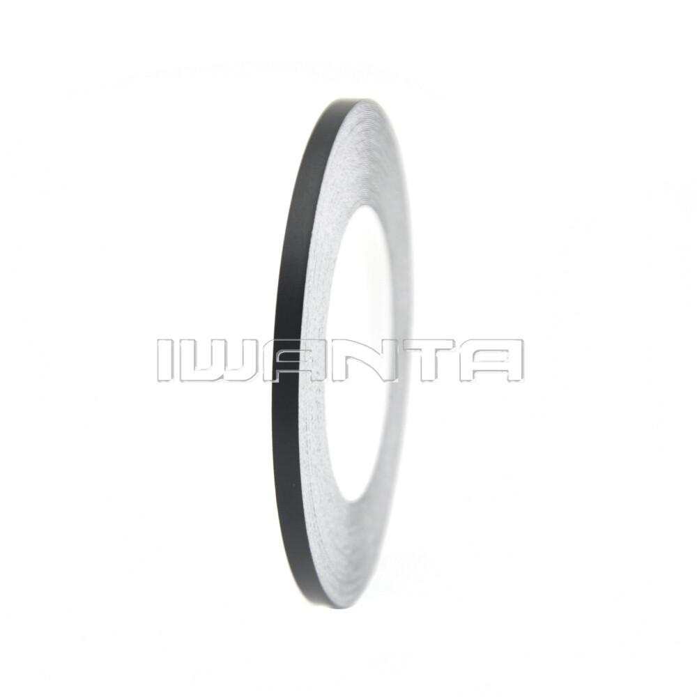 1/8″ 3mm Black & Matte Black Pinstriping Pin Stripe DIY Line Vinyl Decal Sticker