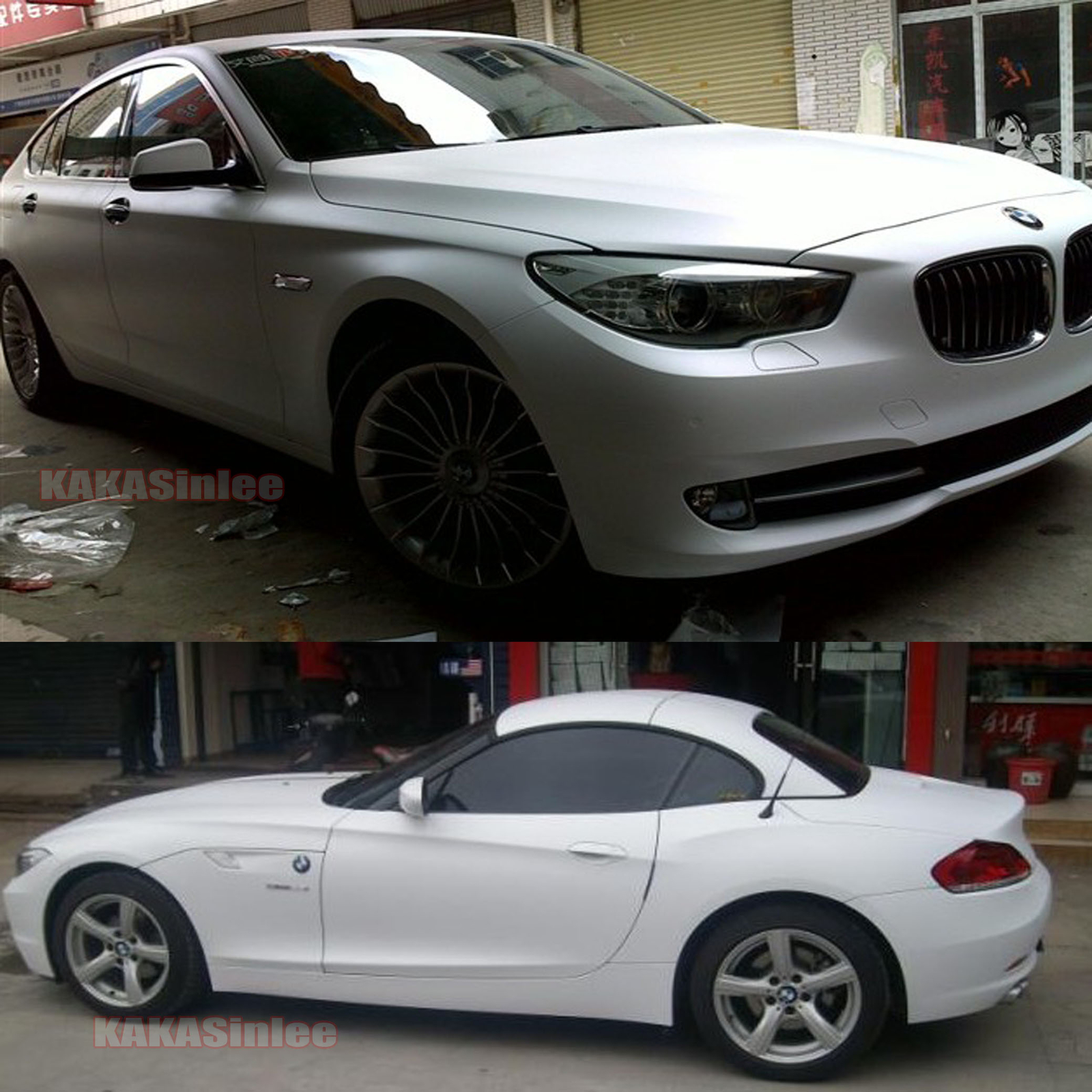 Stretchable Entire Car Matte Vinyl Wrap Film Sheet Sticker Decal Air Release CF