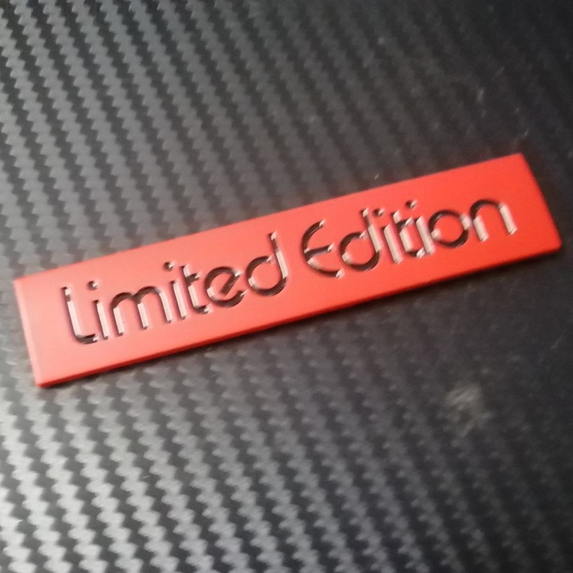 Car Badge Limited Edition 10.5cm Metal Trunk Side Motorcycle Emblem Sticker