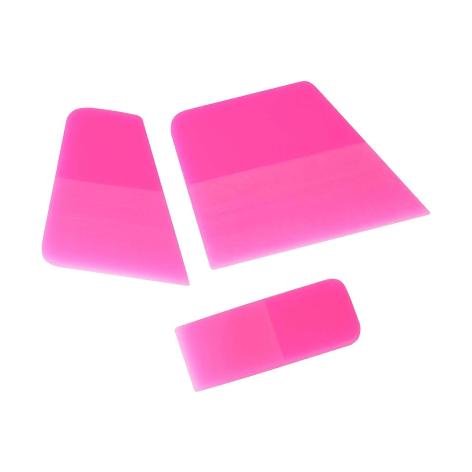 3Pcs Generic Rubber Squeegee Window Film Squeegee Graphic Decals Tool for Car