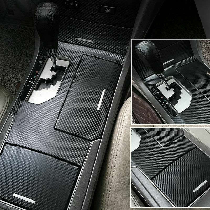For Toyota Camry 06-11 Carbon fiber Black Car Interior Decor Kits Trim Sticker++