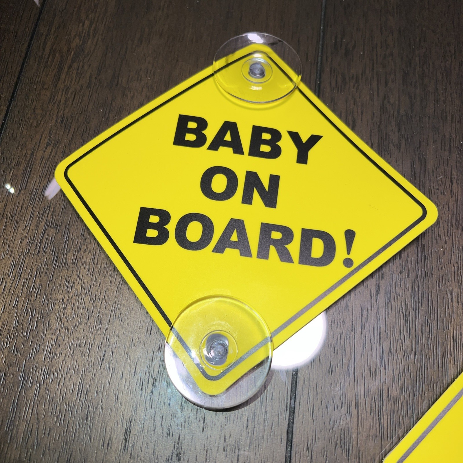 Baby On Board Suction Cup Decal