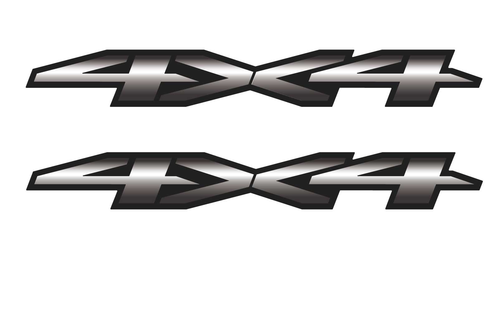 2019 20 21 22 23 24 25 Chevy Silverado 1500 Custom Print 4X4 Bed Side Decals Set