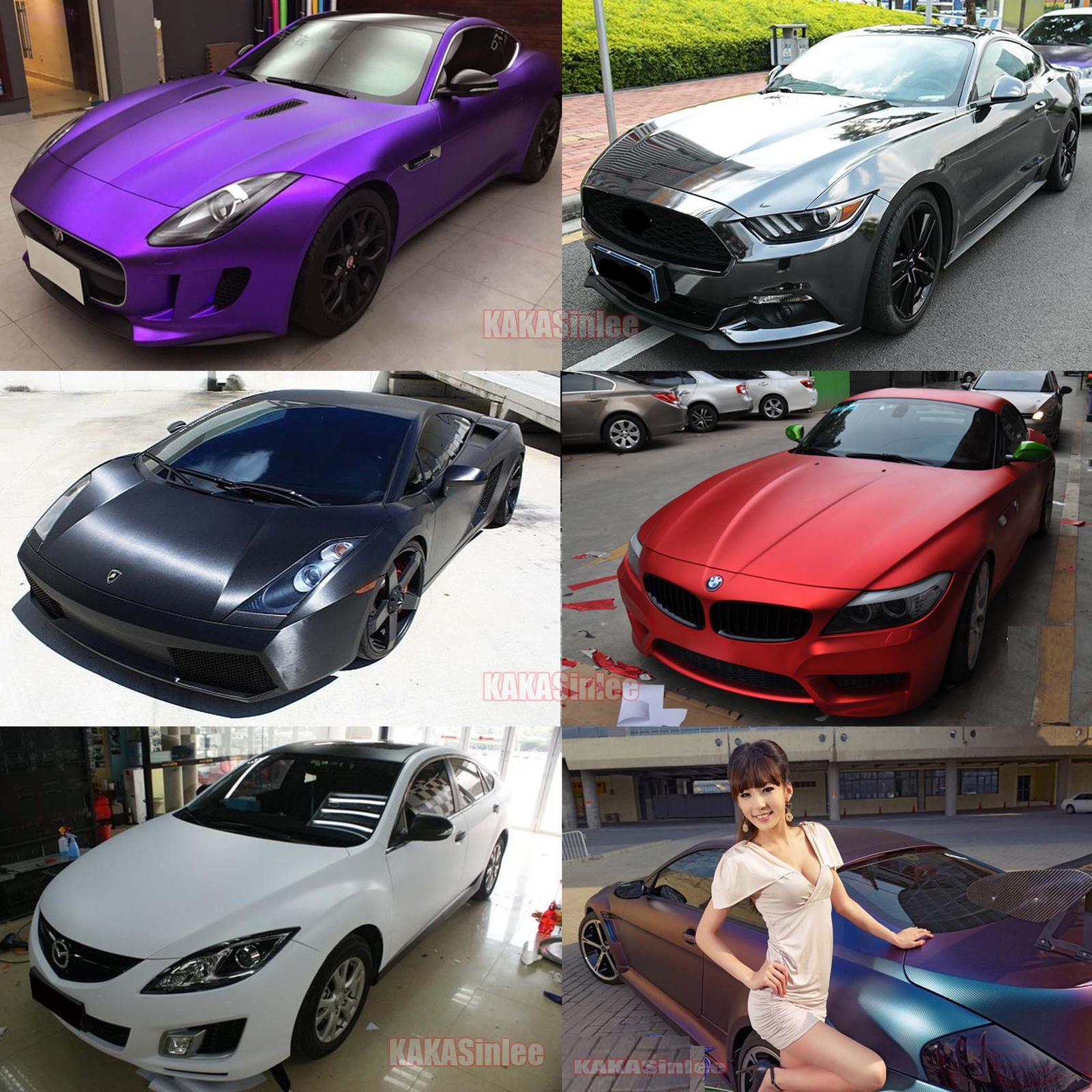 Mult Car Wrap Glossy Matte Mirror Chrome 3D 4D 5D Carbon Fiber Vinyl Sticker CF