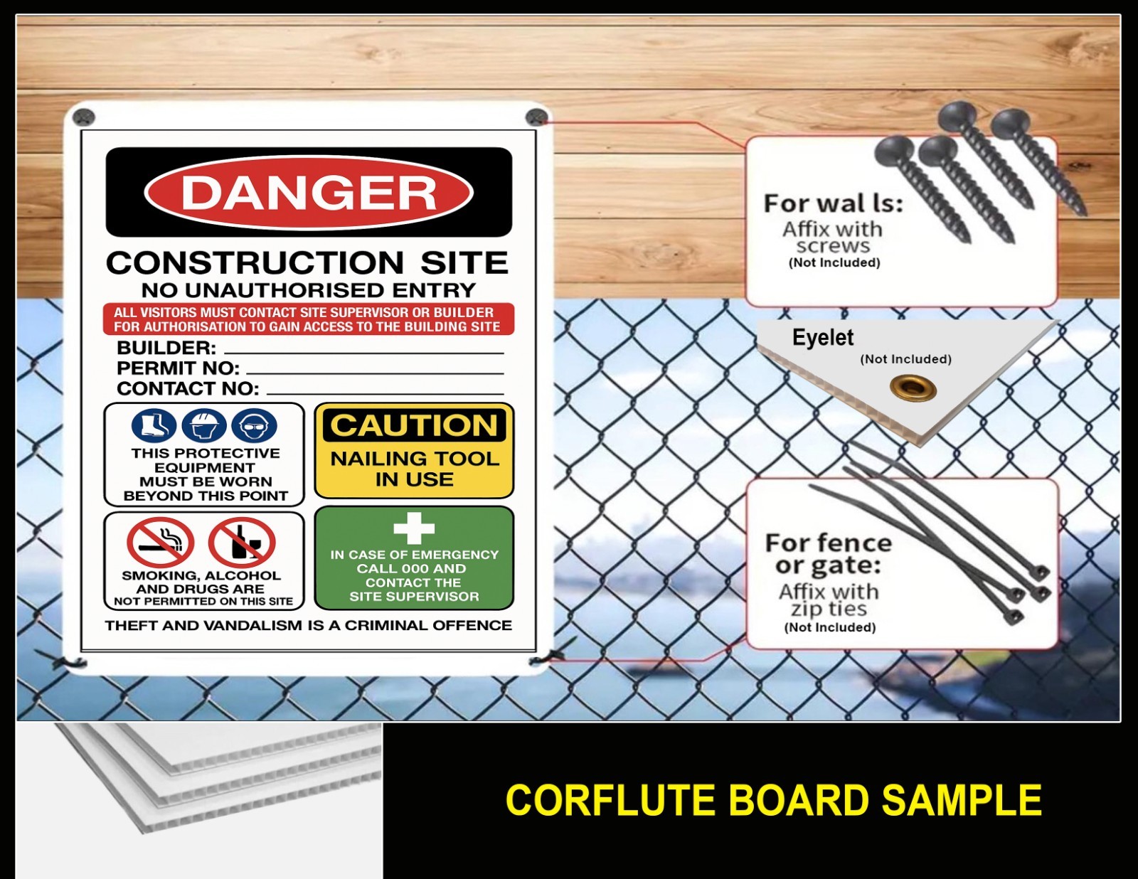Shared Driveway No Parking,Self Adhesive Vinyl Sticker,Corflute,Foam Board Sign