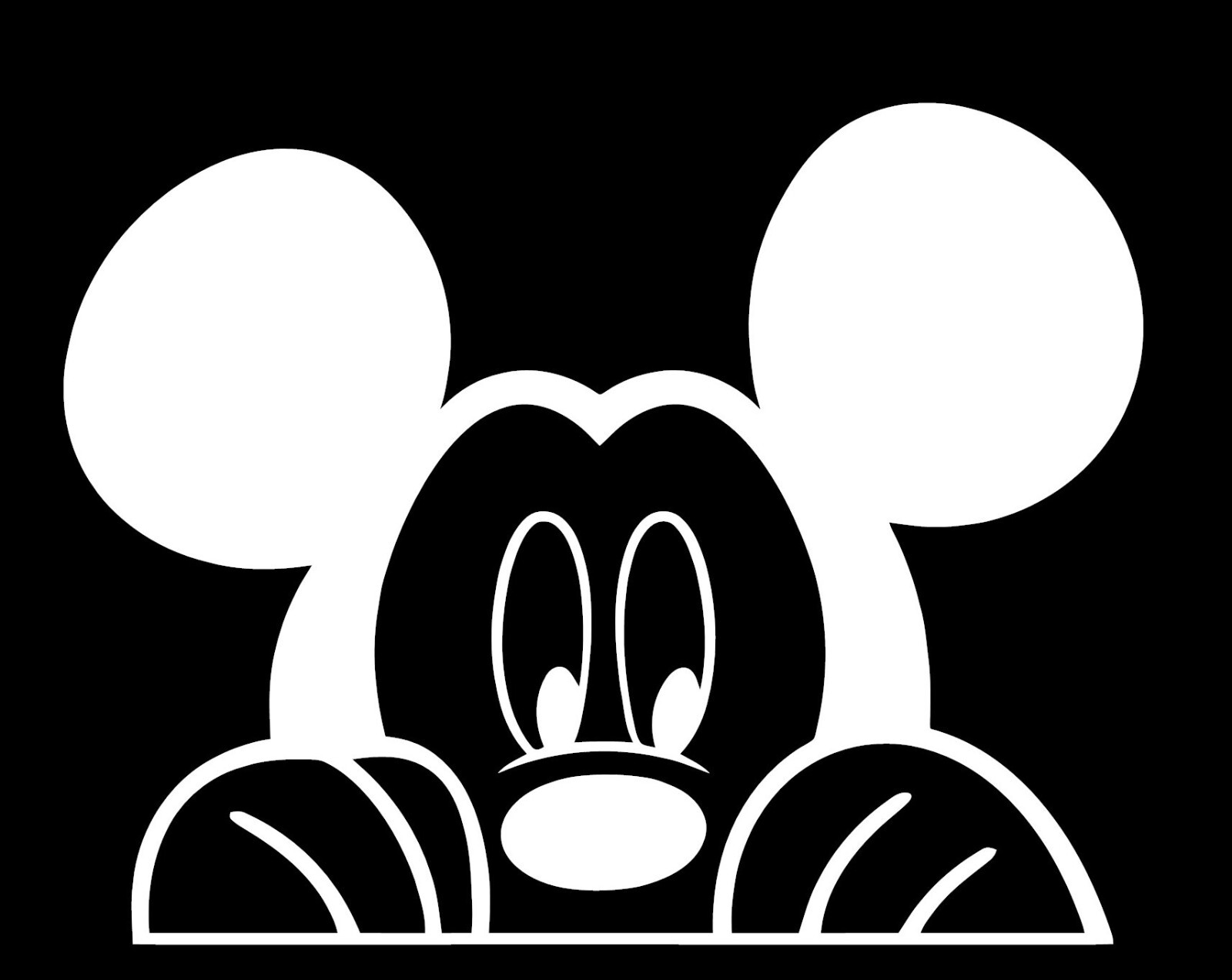 Mickey Minnie Mouse Head Vinyl Window Decal **YOU PICK** Size by Width