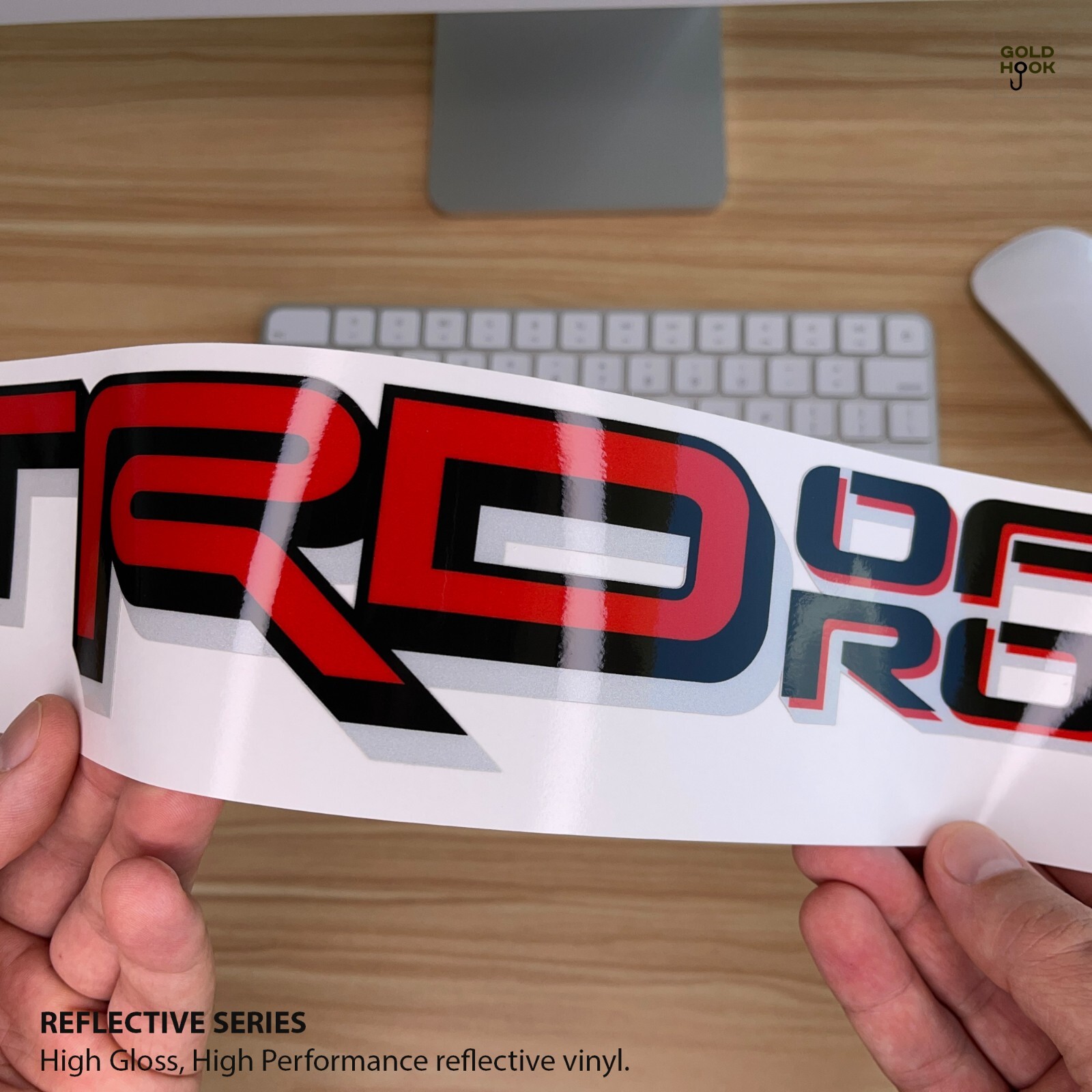 Toyota Tundra 2022 2023 TRD Offroad Decals Stickers REFLECTIVE Vinyl, Set of 2