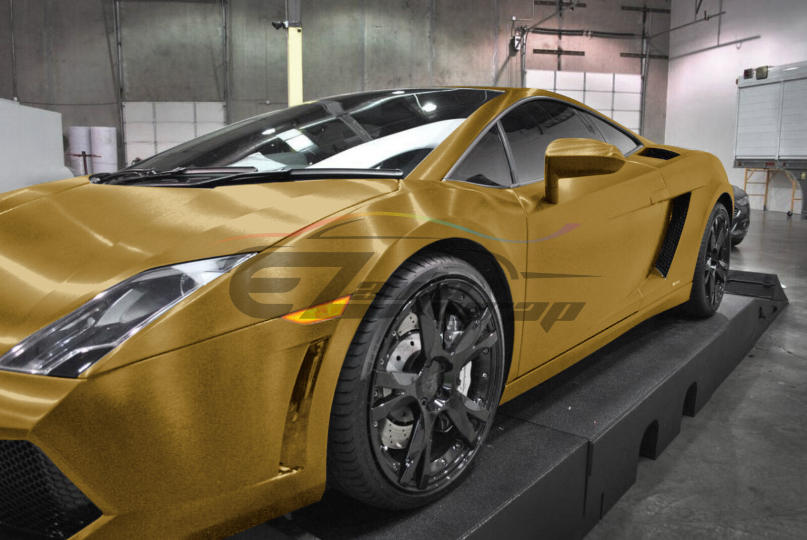 Premium Gold Brushed Aluminum Steel Vinyl Wrap Sticker Film Decal Air Release