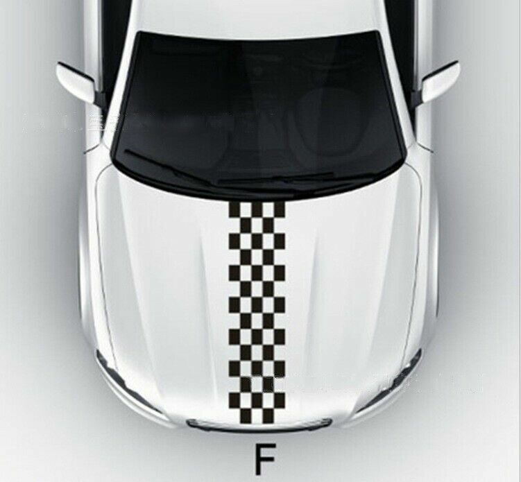 Racing Hood Stripes Decal Vinyl Stickers for Car SUV Truck Universal Fit