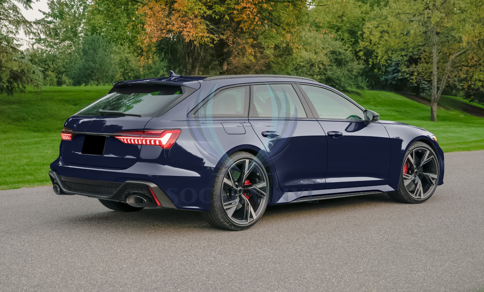 TPU Color Gloss Midnight Blue PPF Paint Protection Film Dry Wet Apply Vinyl Wrap