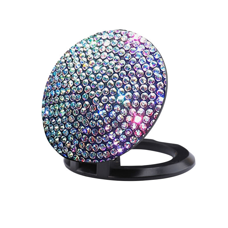 1pcs Bling Bling Rhinestone Car Start Engine Ignition Button Decor Sticker Cover
