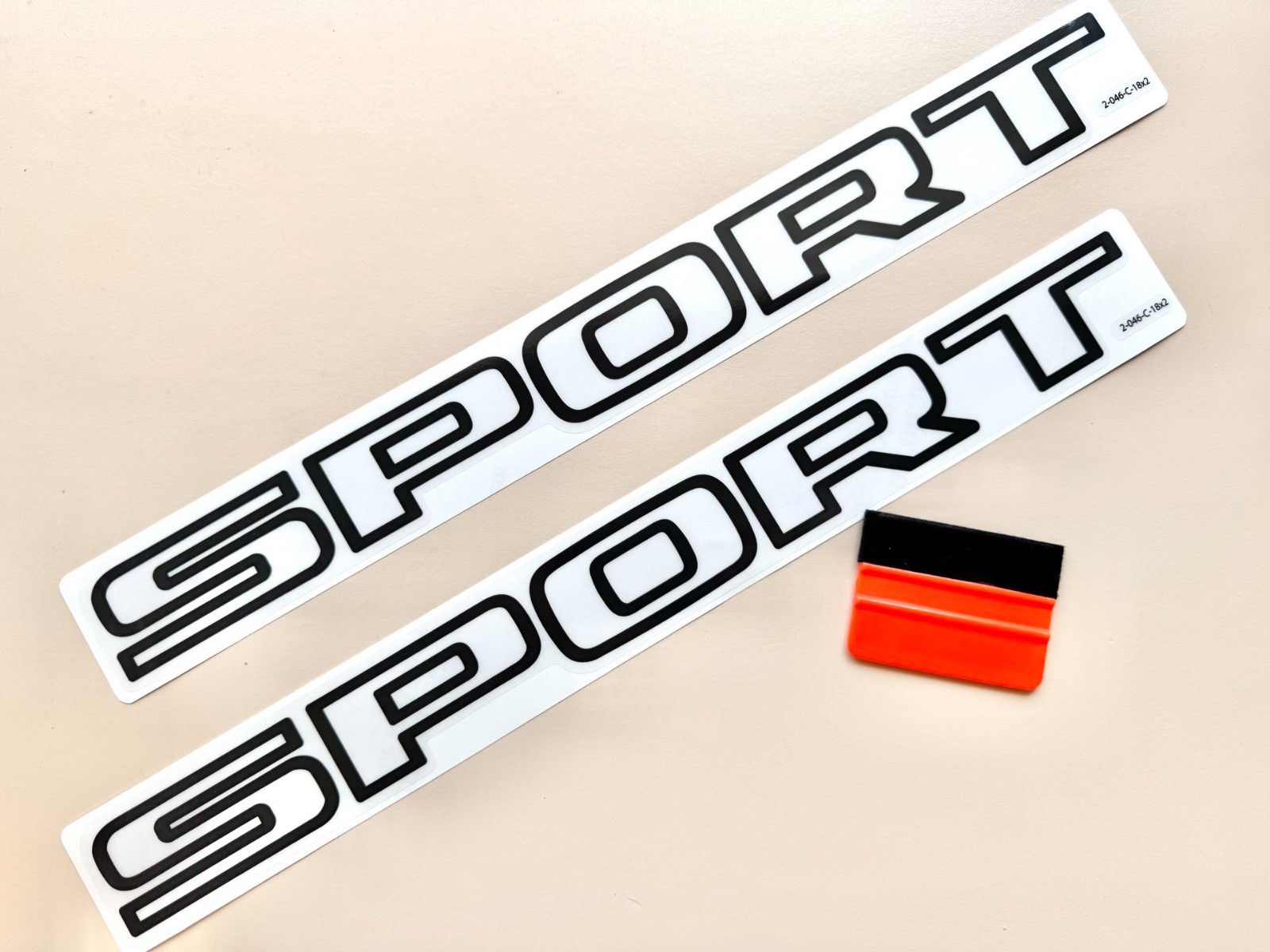 2 x Sport Stickers for Truck Bed SUV Decals Four Wheel Drive Decals 18 x 2 inch