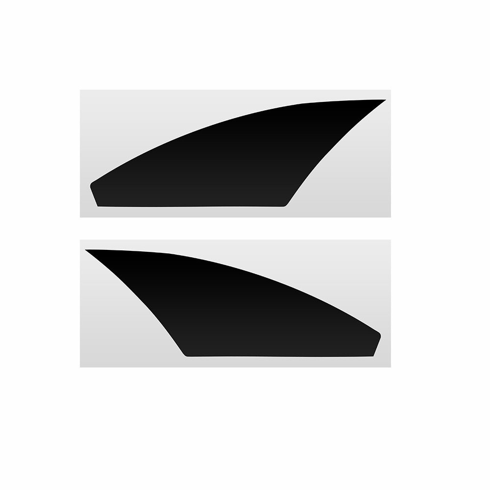 For 2022-2025 Honda Civic Headlight Side Marker Vinyl Overlay Tint Decals Black