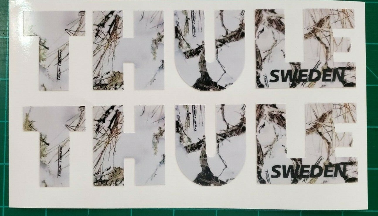CAMOUFLAGE THULE 8″ 11″ 16″ VINYL DECAL 3 STYLES TO CHOOSE./ TRACKED!