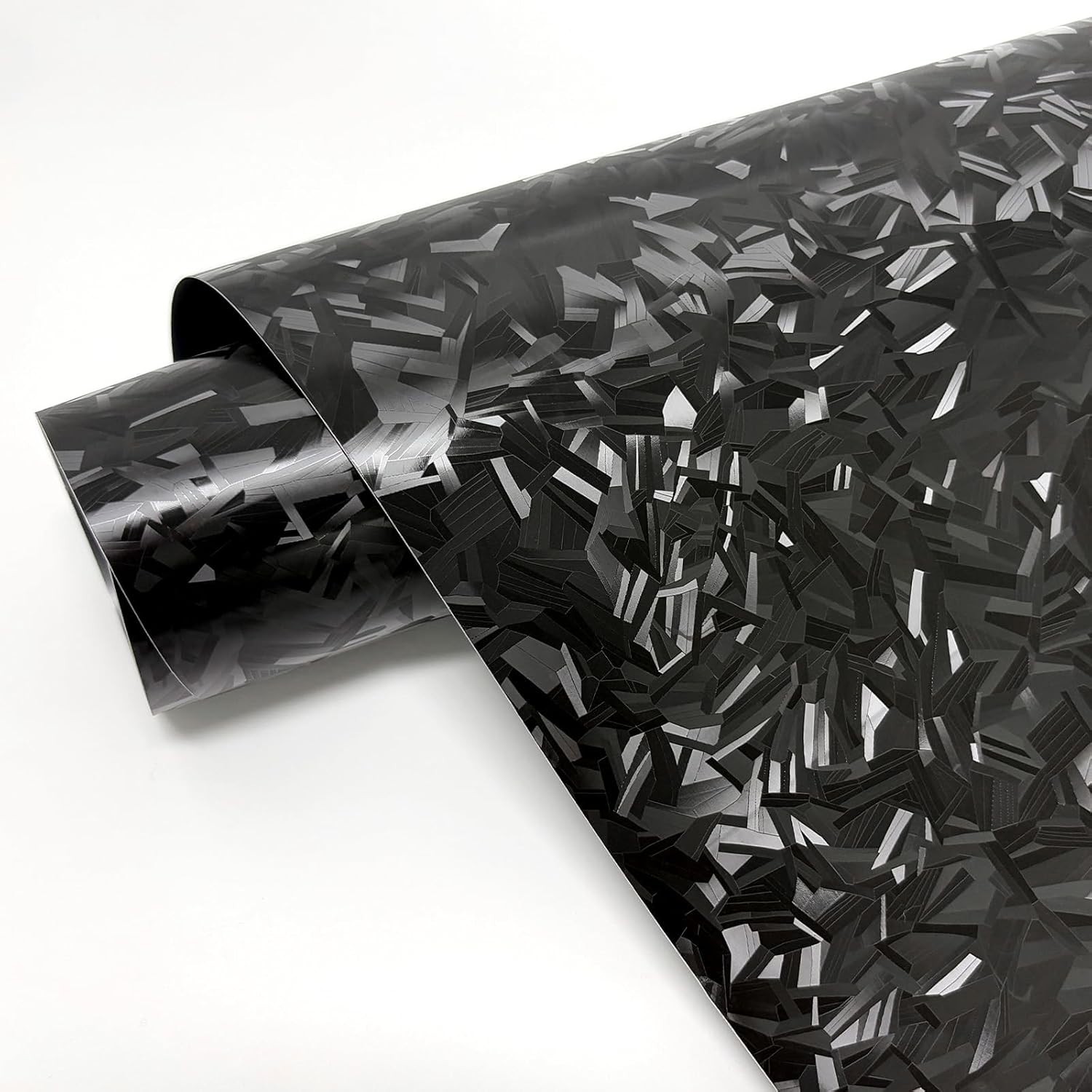 High-Quality Forged Carbon Fiber Vinyl Wrap for Cars, 1FT x 5FT – Easy Install