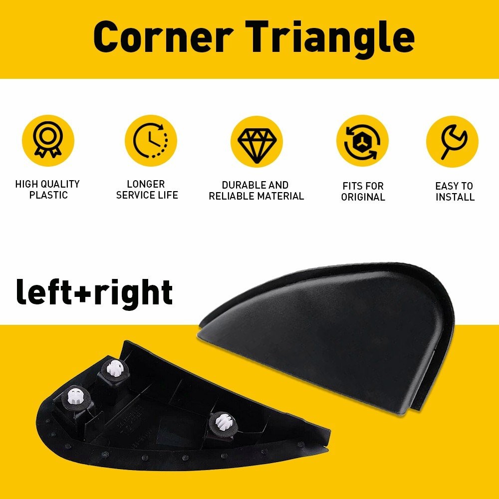 Pair For 16 15 14 Toyota Corolla Right Left View Mirror Corner Triangle Cover US