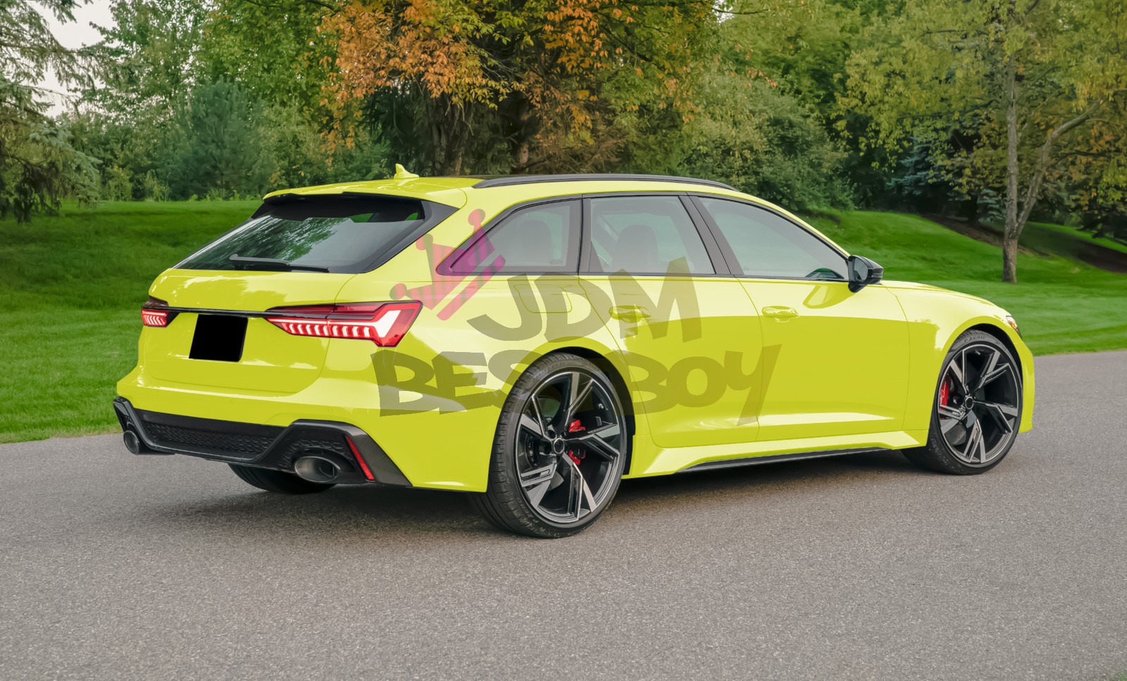 High Gloss Acid Lime Car Vinyl Wrap Sticker Decal Sheet Film DIY Air Release