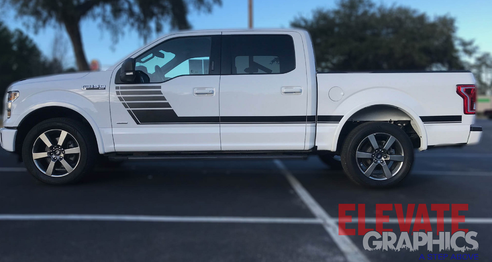 For Ford F150 Side Graphics Hockey Arrow Stripes Vinyl Decals Stickers 2009-2020