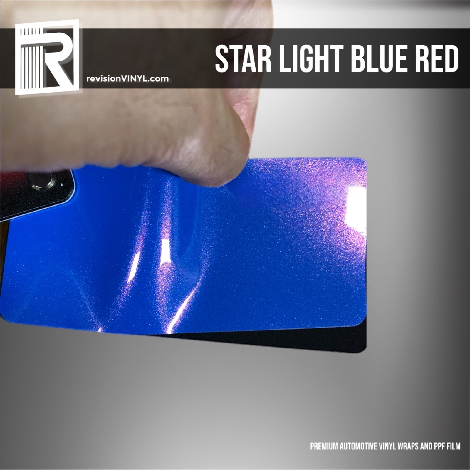 Tesla Cybertruck DIY Full Vinyl Wrap Color Shift Ultra Gloss Star Light Blue Red