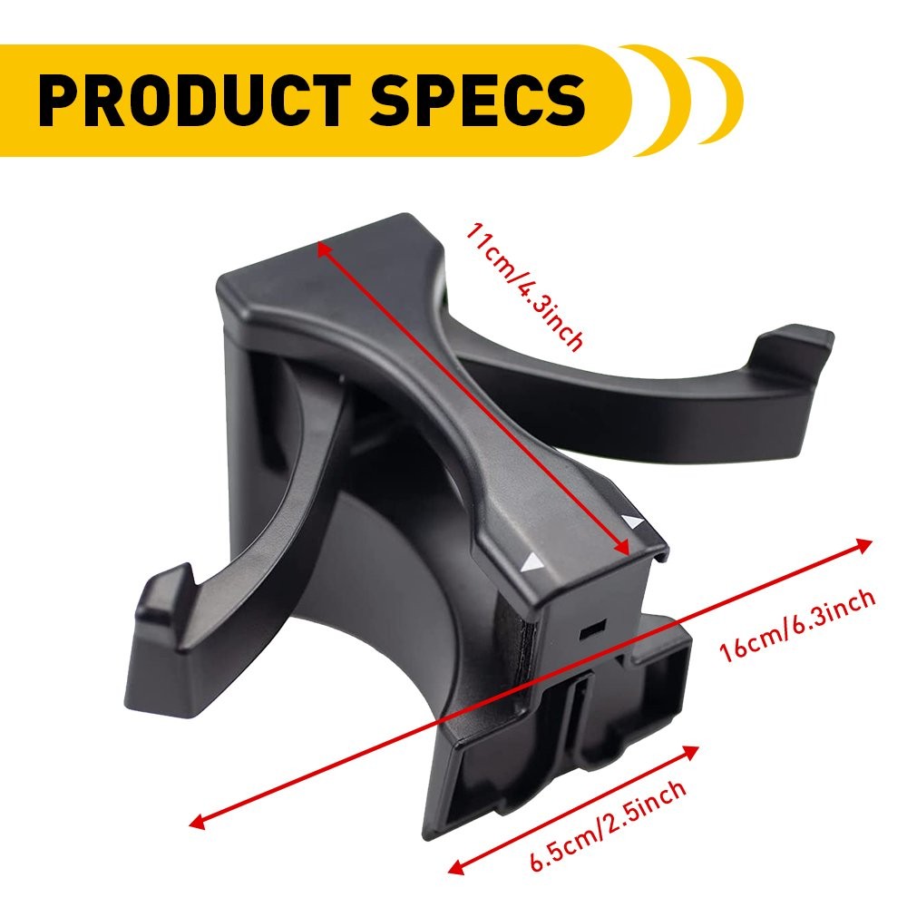 1/2Set Center Console Cup Holder insert Divider For Toyota 4Runner 4 Runner 5560