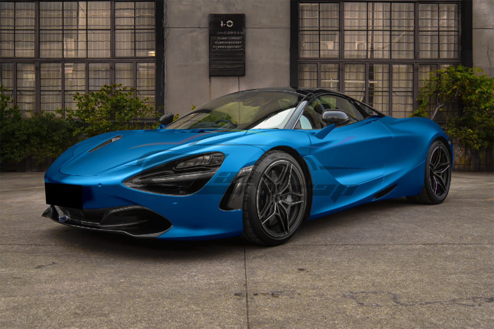 【Satin Chrome】 Light Blue Matte Metallic Vinyl Wrap Sticker Air Release Sheet