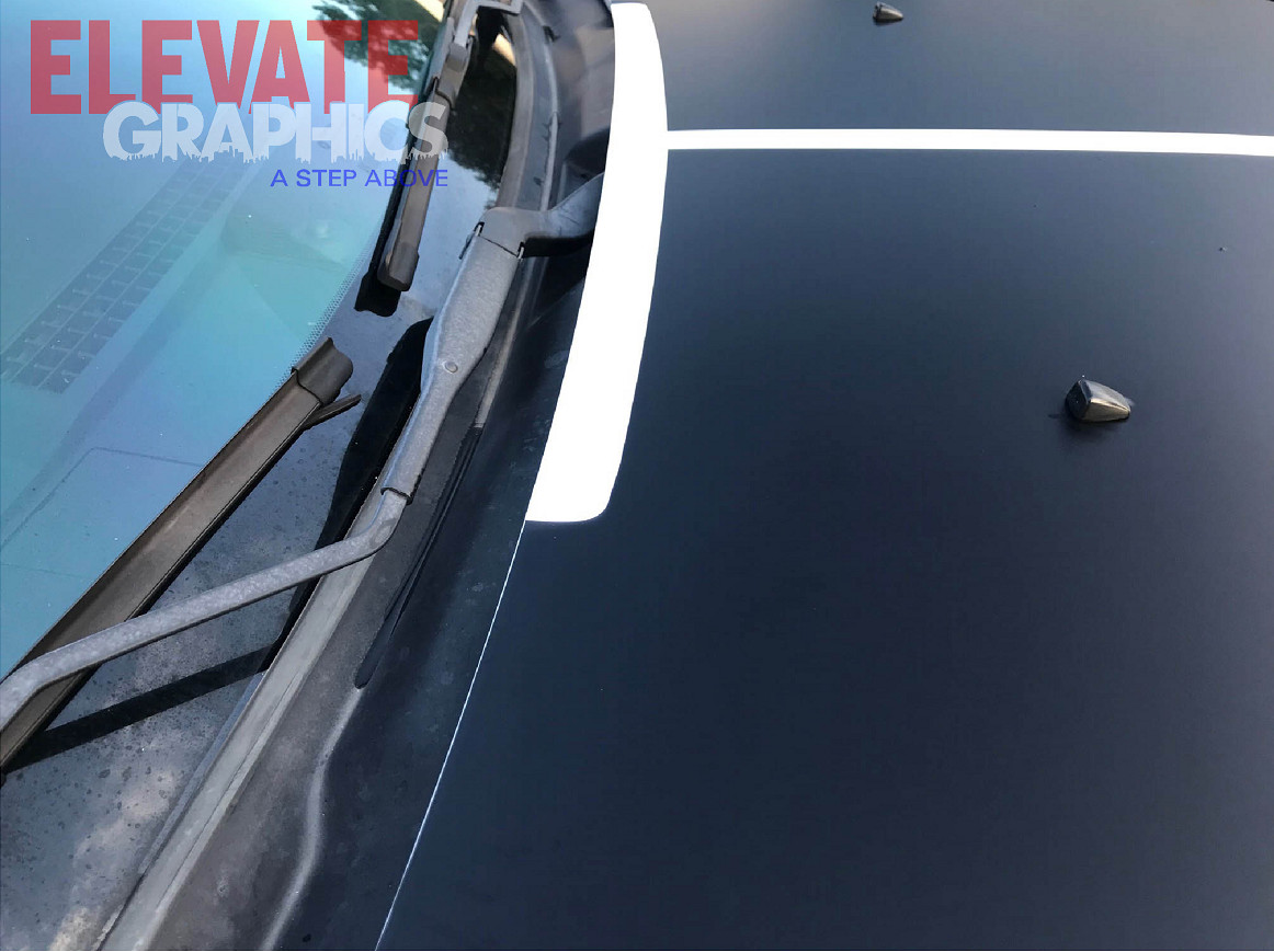 2009-2018 For Dodge Ram 1500 Decals Sport Hood Stripes Graphics Vinyl Stickers