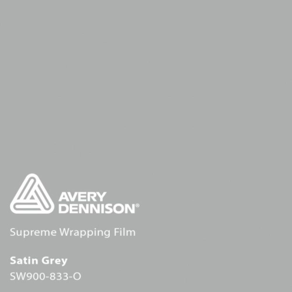 Avery Dennison SW900 Supreme Satin Gray Vinyl Car Wrap Film | 833-O