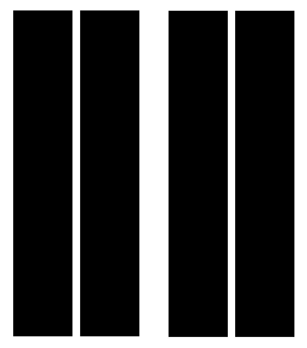Universal 4″ Racing Hash Fender Stripe Set Vinyl Decal Stickers