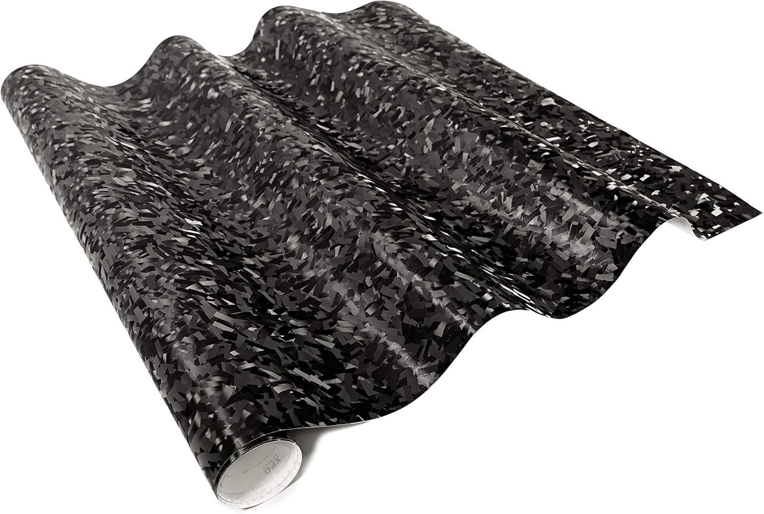Forged Composite Carbon Vinyl Wrap Roll – Black, 1ft x 5ft for Cars