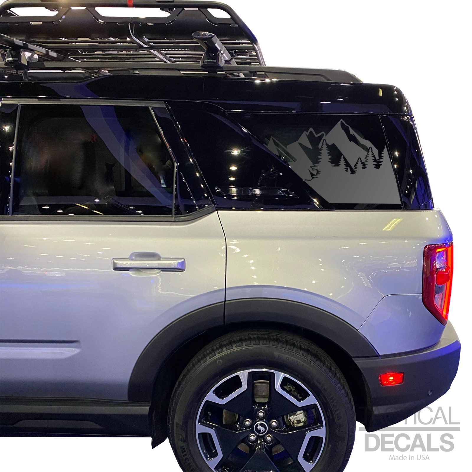 Outdoor mountain scene design Decal for 2021-2025 Ford Bronco Sport FB5-MX1