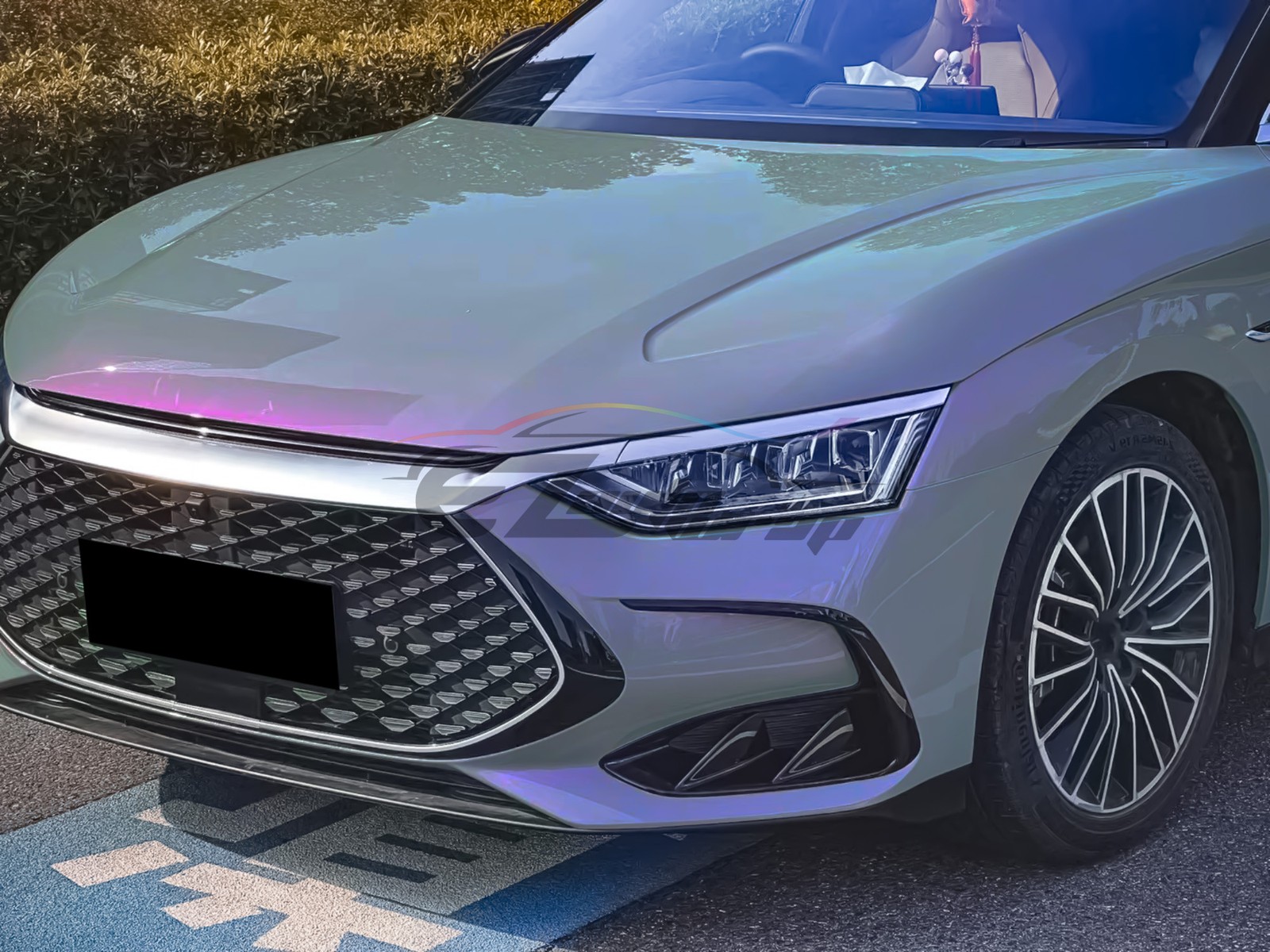 Space Candy Gloss Gray Purple TPU PPF Paint Protection Film Dry Wet Vinyl Wrap