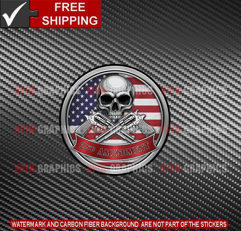 2ND Amendment Vinyl Decal Sticker Gun Hunt Hunting E