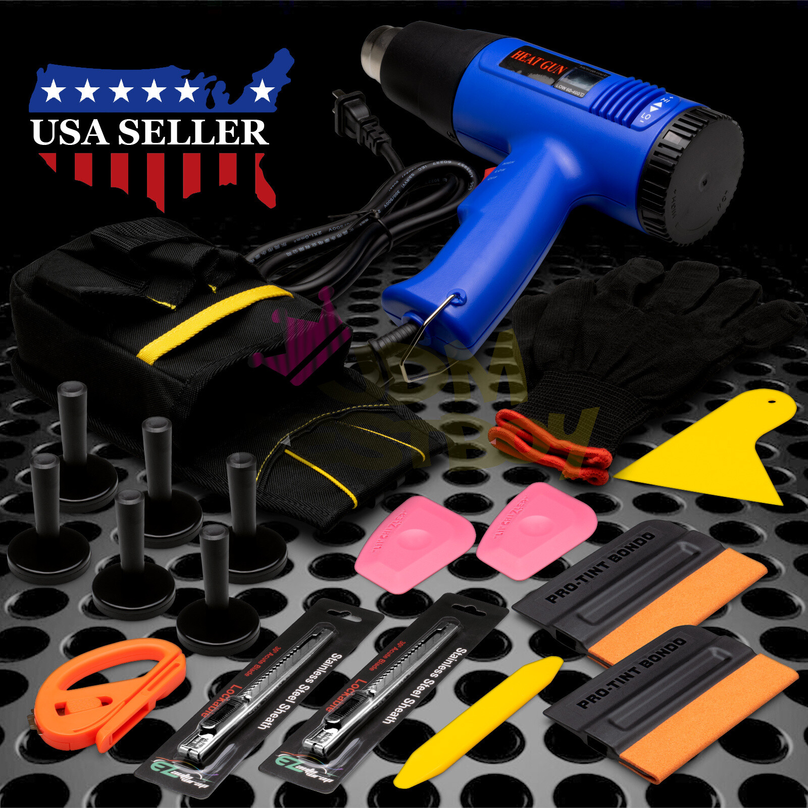 Professional Car Vinyl Wrapping Window Tinting Application Tool Kit Set Squeegee