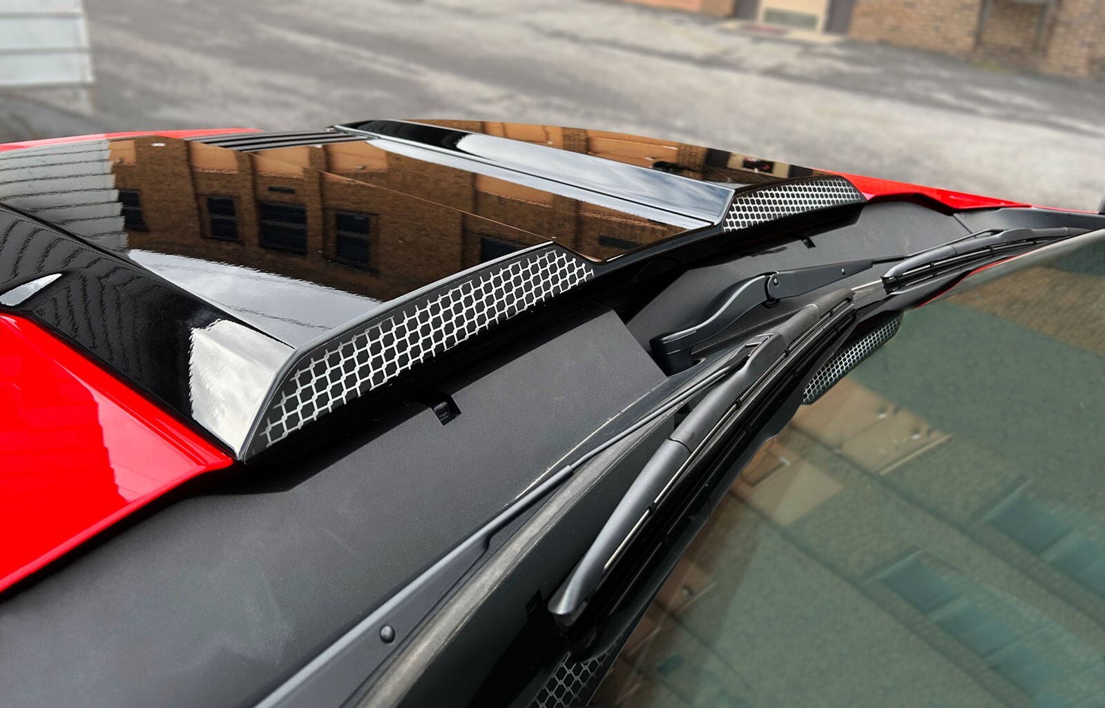 2022 2023 Chevy Silverado Trail Boss ZR2 REAR Hood Scoop Air Duct Vent Decals 2
